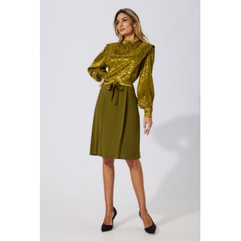 Rochie eleganta Keylla Olive