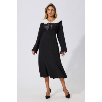 Rochie eleganta Marisell Neagra