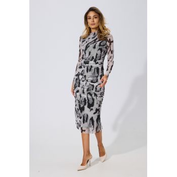 Rochie eleganta Zoey Gri