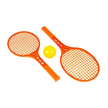 Set rachete de tenis cu minge Technok portocaliu