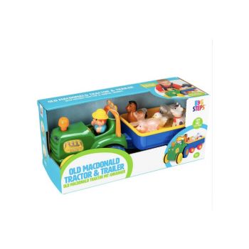 Tractor Happy Baby Farm With Trailer (502038)