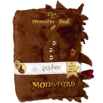 Jucarie din plus cu sunete The Monster Book of Monsters, 32x24x8 cm, Harry Potter