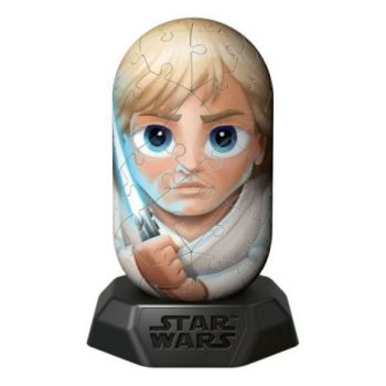 Ravensburger - Puzzle 3D Hylkies Star Wars Lluke Skywalker 54 piese