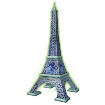 Ravensburger - Puzzle 3D turnul Eiffel lumineaza in intuneric 216 piese