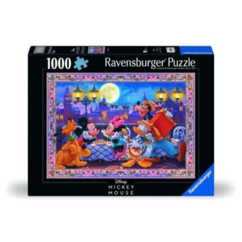 Ravensburger - Puzzle Mickey si Minnie la cina 1000 piese design nou