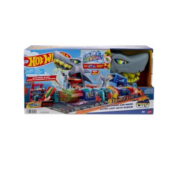 Hot Wheels City Ultra Shark Car Wash (htn82)