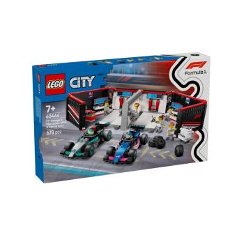 Lego City F1(r) Garage & Mercedes-amg & Alpine Cars (60444)