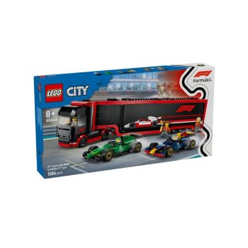 Lego City F1(r) Truck With Rb20 & Amr24 F1(r) Cars (60445)