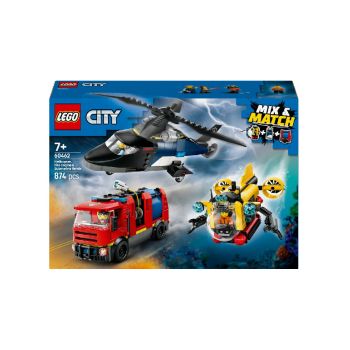 Lego City Helicopter, Fire Engine & Submarine (60462)