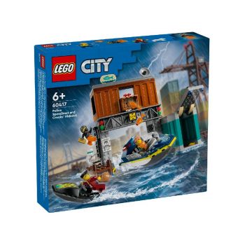 Lego City Police Speedboat And Crooks Hideout (60417)