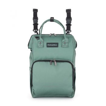 Rucsac pentru mamici PetiteMars Jack Misty Green