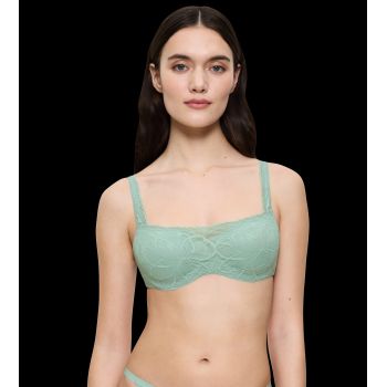 TRIUMPH BODY MAKE-UP ILLUSION LACE BALCONETTE Sutien buretat verde