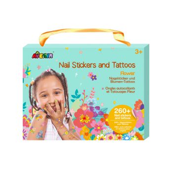 Avenir Nail Stickers And Tattoos Flower (58na218207)