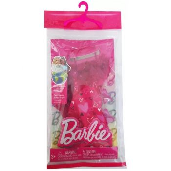 Barbie Fashion And Accessories Complete Look Red Hearts (hrh36)