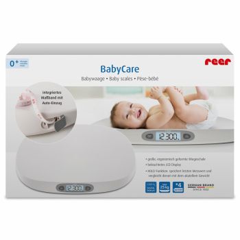 Cantar digital pentru bebelusi BabyCare pana la 25 kg ecran iluminat 0+ luni Reer