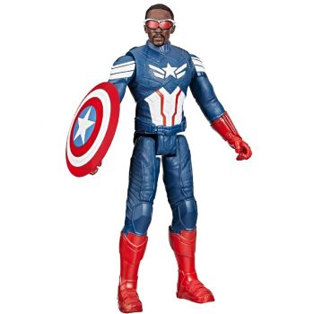 Captain America Brave New World Titan Heroes Sam Wilson Action 30cm F9276