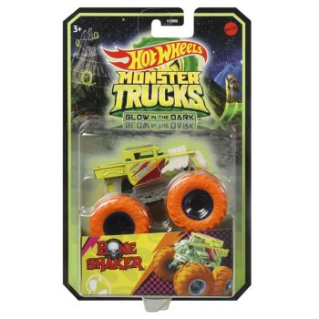 Hot Wheels Monster Trucks Glow In The Dark - Bone Shaker (hcb55)