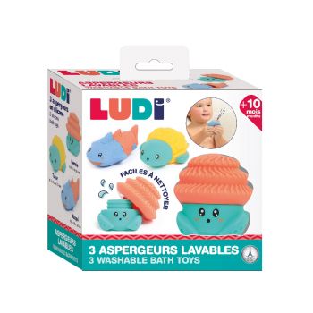 Ludi Bath Animals 3pcs Lu40074