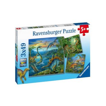 Puzzle Ravensburger Dinosaur Facination 3x49pc (09317)