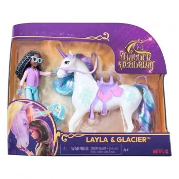 Set papusi Unicorn Academy - Layla si Unicornul Glacier