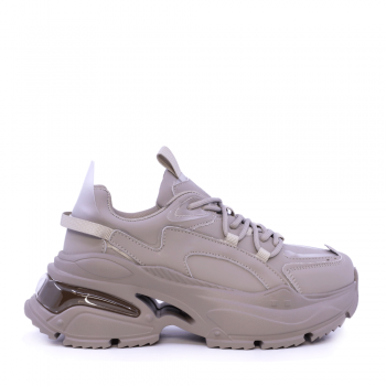 Sneakers chunky femei Benvenuti taupe din piele 1279DP4513TA