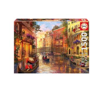 Educa Puzzle 1500 Sunset In Venice (80-17124)