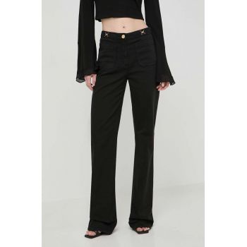 Elisabetta Franchi jeansi femei high waist, PJ54N41E2 NORBLIN