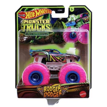 Mattel Hot Wheels Monster Trucks Glow In The Dark Rodger Dodger (hwc91)