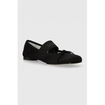 MM6 Maison Margiela balerini Anatomic Ballerinas culoarea negru, S59WZ0093