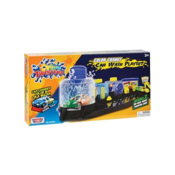 Motormax Twisters Colour Change Car Wash Playset (22411)