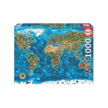 Puzzle Worlds Wonders 1000 Pieces (80-19022)