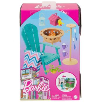 Set Barbie Furniture & Accessory Backyard Patio (hjv33)