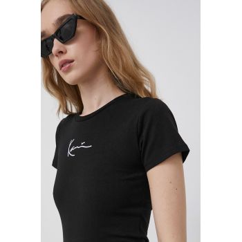 Karl Kani tricou femei, culoarea negru