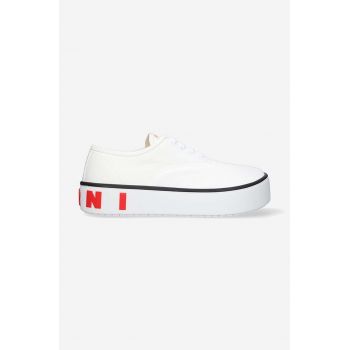 Marni sneakers culoarea alb, SNZU009503.P3571 SNZU009503.P3571-white