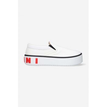 Marni sneakers culoarea alb, SNZU009603.P3571 SNZU009603.P3571-white