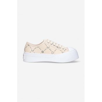 Marni sneakers din piele culoarea bej, SNZW003020.P4599.ZO019 SNZW003020.P4599.ZO019-cream