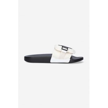 MCQ papuci Slide culoarea alb 667898R27699000-WHITE