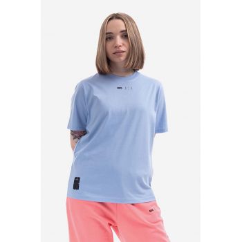 MCQ tricou din bumbac 624665RSJ785355-BLUE