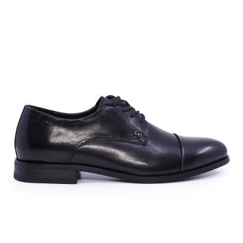 Pantofi derby bărbați Enzo Bertini negri din piele naturală 1149BP1160N