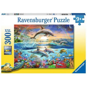 Puzzle Paradisul Delfinilor, 300 Piese