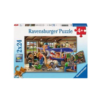 Ravensburger Airplane & Train Repairs 2x24pcs (12004044)