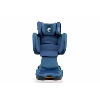 Scaun auto cu isofix Kidnort pliabil cu Tetiera reglabila 100-150 cm i-SIZE R-129 Mane Blue