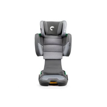 Scaun auto cu isofix Kidnort pliabil cu Tetiera reglabila 100-150 cm i-SIZE R-129 Mane Gray