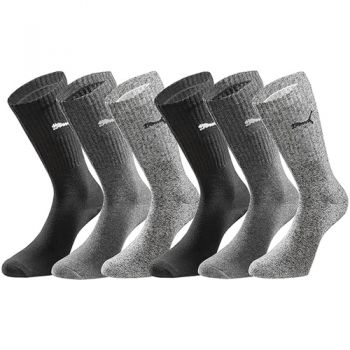 Sosete unisex Puma Crew Socks 6-pack 701224759-7312-BGA