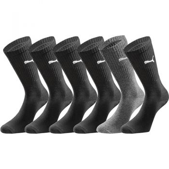 Sosete unisex Puma Crew Socks 6-pack Combo 701224759-7312-CB