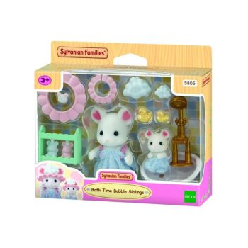 Sylvanian Families Bath Time Bubble Siblings 5805