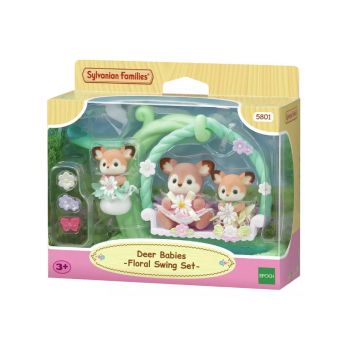 Sylvanian Families Deer Babies Floral Swing Set 5801