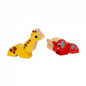 Brio - Girafa Si Elefant Magnetici