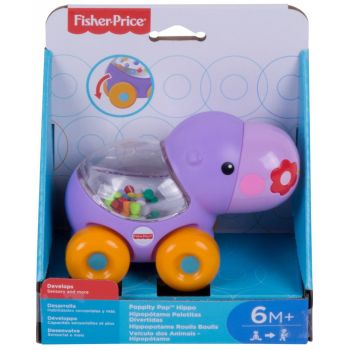 Fisher Price Jucarie Apasa Si Mergi Hipopotam