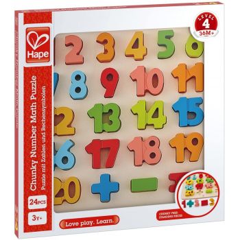 Hape Puzzle Matematica Chunky